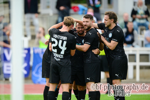 Jubel Viktoria, SV Viktoria Potsdam - VfB Krieschow, Landespokal, Achtelfinale, Saison 26/27, Fussball, 03.10.2026, Potsdam, Foto: Benjamin Feller