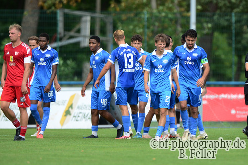 Jubel RSV, Ludwigsfelder FC - RSV Eintracht 1949, Landespokal 2, Runde, Saison 26/27, Fussball, 05.09.2026, Ludwigsfelde, Foto: Benjamin Feller