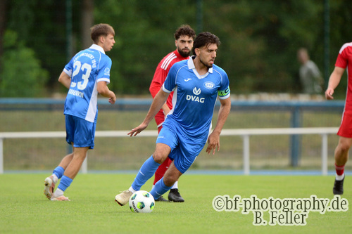 Ernes Smailovic (RSV), Ludwigsfelder FC - RSV Eintracht 1949, Landespokal 2, Runde, Saison 26/27, Fussball, 05.09.2026, Ludwigsfelde, Foto: Benjamin Feller