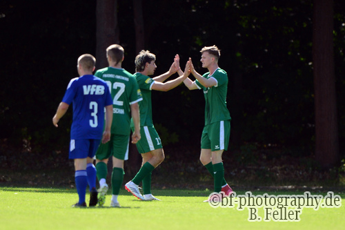 Jubel Falkensee, VfB Trebbin - SV Falkensee Finkenkrug, Landespokal 2, Runde, Saison 26/27, Fussball, 05.09.2026, Trebbin, Foto: Benjamin Feller