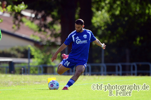 Farouk Ben Mustapha (Trebbin), VfB Trebbin - SV Falkensee Finkenkrug, Landespokal 2, Runde, Saison 26/27, Fussball, 05.09.2026, Trebbin, Foto: Benjamin Feller