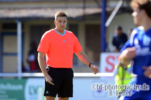 Philip Kublank (Schiedsrichter), VfB Trebbin - SV Falkensee Finkenkrug, Landespokal 2, Runde, Saison 26/27, Fussball, 05.09.2026, Trebbin, Foto: Benjamin Feller