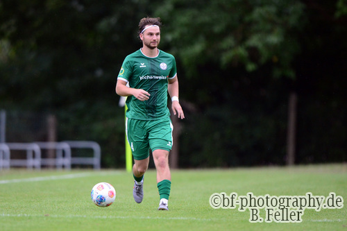 Luca Ksienzyk (Falkensee), VfB Trebbin - SV Falkensee Finkenkrug, Landespokal 2, Runde, Saison 26/27, Fussball, 05.09.2026, Trebbin, Foto: Benjamin Feller