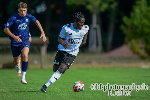 Junior Kalubi Kalonji (Fortuna), Fortuna Babelsberg - FC 98 Hennigsdorf, Landesliga, 2. Spieltag, Saison 26/27, Fussball, 12.09.2026, Potsdam, Foto: Benjamin Feller