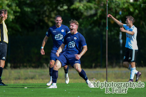 Jubel Hennigsdorf, Fortuna Babelsberg - FC 98 Hennigsdorf, Landesliga, 2. Spieltag, Saison 26/27, Fussball, 12.09.2026, Potsdam, Foto: Benjamin Feller