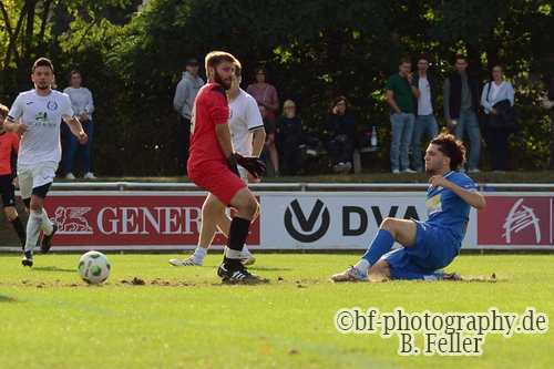 Noam Goldenblatt (RSV) macht das 3:0, RSV Eintracht 1949 U23 - SV Ruhlsdorf, Kreisoberliga, 3. Spieltag, Saison 26/27, Fussball, 13.09.2026, Stahnsdorf, Foto: Benjamin Feller