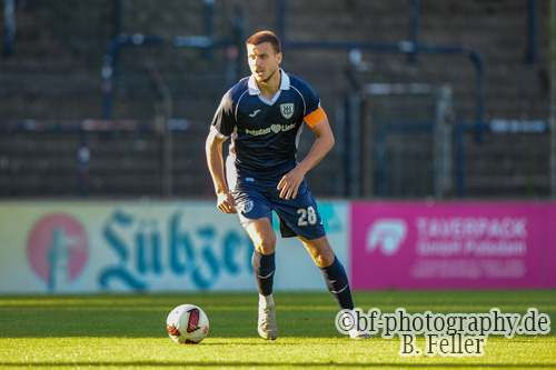 Laurin Von Piechowski (Babelsberg), SV Babelsberg 03 - RSV Eintracht 1949, Regionalliga Nordost, 5. Spieltag, Saison 26/27, Fussball, 14.08.2026, Potsdam, Foto: Benjamin Feller