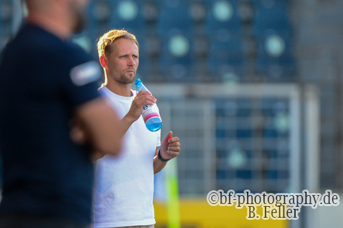 Thomas Franke (Trainer RSV), SV Babelsberg 03 - RSV Eintracht 1949, Regionalliga Nordost, 5. Spieltag, Saison 26/27, Fussball, 14.08.2026, Potsdam, Foto: Benjamin Feller