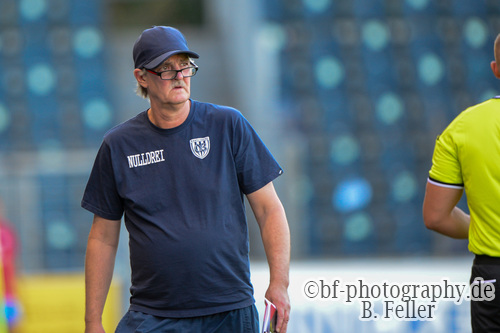 Marcus Petsch (Betreuer Babelsberg), SV Babelsberg 03 - RSV Eintracht 1949, Regionalliga Nordost, 5. Spieltag, Saison 26/27, Fussball, 14.08.2026, Potsdam, Foto: Benjamin Feller