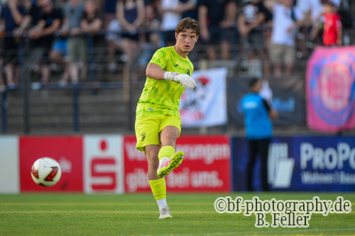 Maximus Babke (Babelsberg), SV Babelsberg 03 - RSV Eintracht 1949, Regionalliga Nordost, 5. Spieltag, Saison 26/27, Fussball, 14.08.2026, Potsdam, Foto: Benjamin Feller