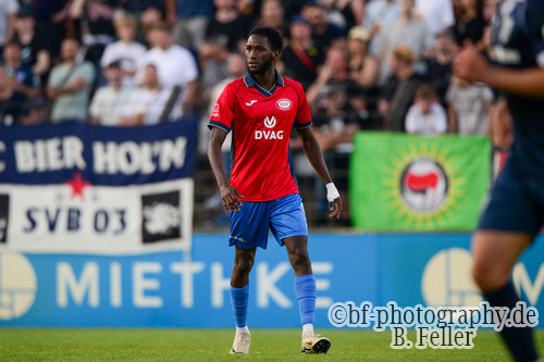 Isma Baraze Adam (RSV), Babelsberg 03 - RSV Eintracht 1949, Regionalliga Nordost, 5. Spieltag, Saison 26/27, Fussball, 14.08.2026, Potsdam, Foto: Benjamin Feller