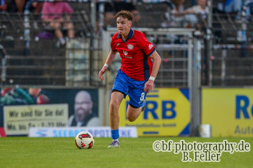 Luis Pohlenz (RSV), Babelsberg 03 - RSV Eintracht 1949, Regionalliga Nordost, 5. Spieltag, Saison 26/27, Fussball, 14.08.2026, Potsdam, Foto: Benjamin Feller