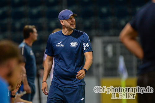 Manuel Meister (Co-Trainer RSV), Babelsberg 03 - RSV Eintracht 1949, Regionalliga Nordost, 5. Spieltag, Saison 26/27, Fussball, 14.08.2026, Potsdam, Foto: Benjamin Feller