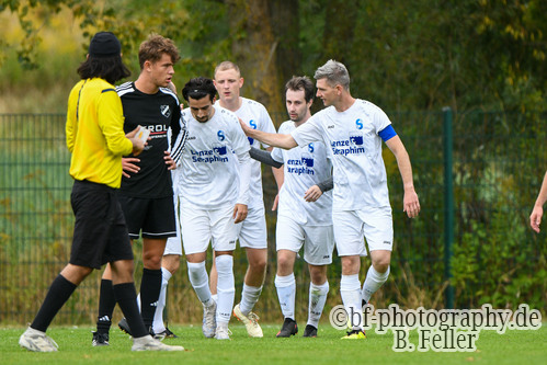 Jubel Brandenburg, SG Geltow - BSG STahl Brandenburg II, Kreisoberliga, 5. Spieltag, Saison 24/25, Fussball, Geltow, 15.09.2024, Foto: Benjamin Feller