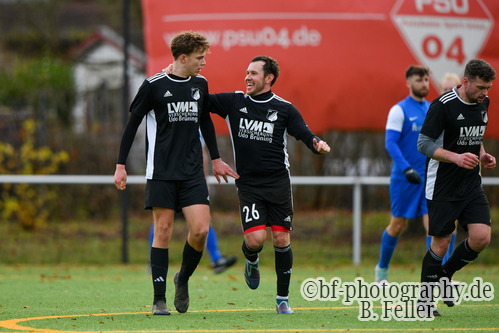 Jubel LOK, Potsdamer Kickers - ESV LOK Potsdam, Kreisoberliga, 14. Spieltag, Saison 24/25, Fussball, Potsdam, 24.11.2024, Foto: Benjamin Feller