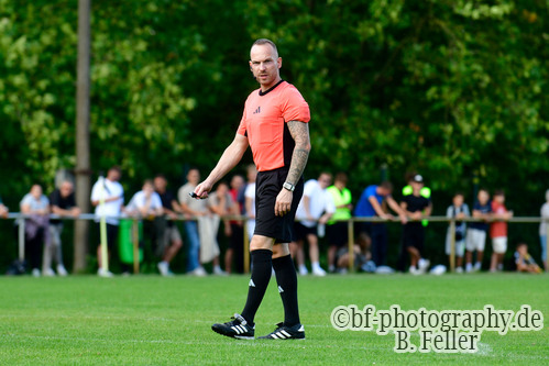 Raphael Brion (Schiedsrichter), SG Geltow - SV Dallgow 47, 1. Spieltag, Kreisoberliga Havelland, Saison 26/27, Fussball, 29.08.2026, Geltow, Foto: Benjamin Feller