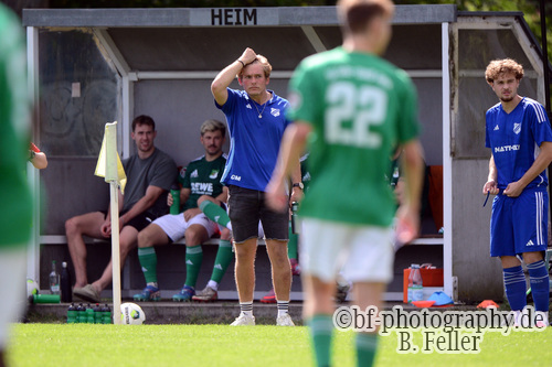Christoph Maier (Trainer Saarmund), SG Gruen Weiss Golm - SG Saarmund, 1. Spieltag, Landesklasse West, Saison 26/27, Fussball, 29.08.2026, Golm, Foto: Benjamin Feller