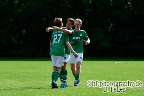 Jubel Golm, SG Gruen Weiss Golm - SG Saarmund, 1. Spieltag, Landesklasse West, Saison 26/27, Fussball, 29.08.2026, Golm, Foto: Benjamin Feller