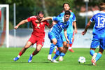 Martin Kardjilov (l. Ludwigsfelde), Aleksandar Bilbija (r. RSV), Ludwigsfelder FC - RSV Eintracht 1949, Landespokal 2, Runde, Saison 26/27, Fussball, 05.09.2026, Ludwigsfelde, Foto: Benjamin Feller