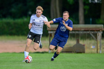 Jan Alexander Weber (l. Fortuna), Kasper D&ouml;ring (r. Henigsdorf),  Fortuna Babelsberg - FC 98 Hennigsdorf, Landesliga, 2. Spieltag, Saison 26/27, Fussball, 12.09.2026, Potsdam, Foto: Benjamin Feller