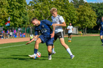 Sascha Mett (l. Hennigsdorf), Jan Alexander Weber (r. Fortuna), Fortuna Babelsberg - FC 98 Hennigsdorf, Landesliga, 2. Spieltag, Saison 26/27, Fussball, 12.09.2026, Potsdam, Foto: Benjamin Feller