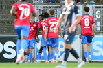 Jubel RSV, SV Babelsberg 03 - RSV Eintracht 1949, Regionalliga Nordost, 5. Spieltag, Saison 26/27, Fussball, 14.08.2026, Potsdam, Foto: Benjamin Feller
