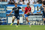Lukas L&auml;mmel (l. Babelsberg), Dmytro Chornenkyi (r. RSV), SV Babelsberg 03 - RSV Eintracht 1949, Regionalliga Nordost, 5. Spieltag, Saison 26/27, Fussball, 14.08.2026, Potsdam, Foto: Benjamin Feller