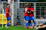 Jubel RSV, SV Babelsberg 03 - RSV Eintracht 1949, Regionalliga Nordost, 5. Spieltag, Saison 26/27, Fussball, 14.08.2026, Potsdam, Foto: Benjamin Feller