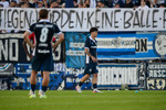Protestaktion f&uuml;r eine Reform der Regionalliga, Babelsberg 03 - RSV Eintracht 1949, Regionalliga Nordost, 5. Spieltag, Saison 26/27, Fussball, 14.08.2026, Potsdam, Foto: Benjamin Feller