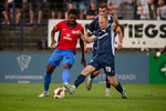 Nathanael Kukanda (l. RSV), Tobias Hasse (r. Babelsberg), Babelsberg 03 - RSV Eintracht 1949, Regionalliga Nordost, 5. Spieltag, Saison 26/27, Fussball, 14.08.2026, Potsdam, Foto: Benjamin Feller