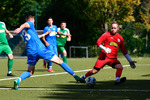 Matthias Steinborn (l. RSV), Philipp Brandt (r. Werder), RSV Eintracht U23 - Werderaner FC Vitoria II, Kreisoberliga, 3. Spieltag, Saison 25/26, Fussball, 14.09.2025, Stahnsdorf, Foto: Benjamin Feller