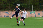 Jette Laurich (l. 03), Malena Wiechers (r. 74), FSV Babelsberg 74 - SV Babelsberg 03, Frauen Landesliga, 13. Spieltag, Saison 25/26, 19.04.2026, Fussball, Potsdam, Foto: Benjamin Feller