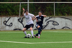 Malena Wiechers (l. 74), Jette Laurich (r. 03), FSV Babelsberg 74 - SV Babelsberg 03, Frauen Landesliga, 13. Spieltag, Saison 25/26, 19.04.2026, Fussball, Potsdam, Foto: Benjamin Feller