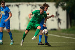 Aaron Hagen Dix (l. 74), Marvin Mischke (r. RSV),  RSV Eintracht 1949 U23 - FSV Babelsberg 74 II, Kreisoberliga, 1. Spieltag, Saison 25/26, Fussball, 23.08.2025, Stahnsdorf, Foto: Benjamin Feller