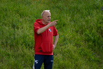 HeinO Sch&uuml;ler (Trainer Michendorf), SG Saarmund - SG Michendorf, Landesklasse West, 28. Spieltag, Saison 24/25, Fussball, 31.05.2025, Saarmund, Foto: Benjamin Feller