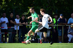 Mirko Hans (Dallgow), Leon Becker (r. Geltow), SG Geltow - SV Dallgow 47, 1. Spieltag, Kreisoberliga Havelland, Saison 26/27, Fussball, 29.08.2026, Geltow, Foto: Benjamin Feller