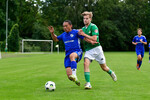 Duc Anh Nguyen (l. Saarmund), Alfons Mensing (r. Golm), SG Gruen Weiss Golm - SG Saarmund, 1. Spieltag, Landesklasse West, Saison 26/27, Fussball, 29.08.2026, Golm, Foto: Benjamin Feller