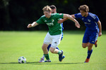 Alexander Beine (l. Golm), Jonathan Grigull (r. Saarmund), SG Gruen Weiss Golm - SG Saarmund, 1. Spieltag, Landesklasse West, Saison 26/27, Fussball, 29.08.2026, Golm, Foto: Benjamin Feller