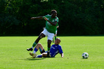 Lee Tinashe Marume (l. Golm), Duc Anh Nguyen (r. Saarmund), SG Gruen Weiss Golm - SG Saarmund, 1. Spieltag, Landesklasse West, Saison 26/27, Fussball, 29.08.2026, Golm, Foto: Benjamin Feller