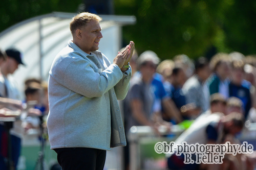 Bj&ouml;rn Rempe (Trainer RSV), RSV Eintracht 1949 - FC Bayern M&uuml;nchen, A-Junioren DFB Pokal, 1. Runde, Saison 26/27, Fussball, 02.08.2026, Stahnsdorf, Foto: Benjamin Feller