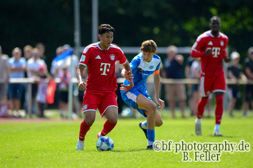 RSV Eintracht 1949 - FC Bayern M&uuml;nchen, A-Junioren DFB Pokal, 1. Runde, Saison 26/27, Fussball, 02.08.2026, Stahnsdorf, Foto: Benjamin Feller