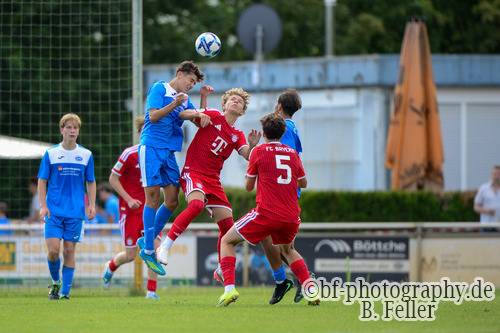 RSV Eintracht 1949 - FC Bayern M&uuml;nchen, A-Junioren DFB Pokal, 1. Runde, Saison 26/27, Fussball, 02.08.2026, Stahnsdorf, Foto: Benjamin Feller