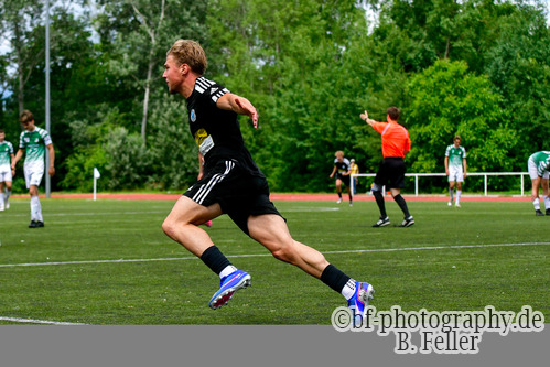 Jubel Lennart Claussen (Teltow), United Teltow - Gr&uuml;n Wei&szlig; Golm II, Kreisliga B, 29. Spieltag, 07.06.2026, Fussball, Teltow, Foto: Benjamin Feller