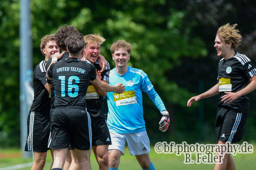 Jubel Teltow, United Teltow - Gr&uuml;n Wei&szlig; Golm II, Kreisliga B, 29. Spieltag, 07.06.2026, Fussball, Teltow, Foto: Benjamin Feller