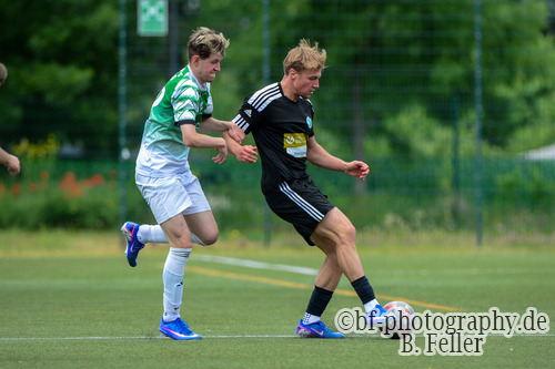 Justin Zenke (l. Golm), Lennart Claussen (r. Teltow), United Teltow - Grün Weiß Golm II, Kreisliga B, 29. Spieltag, 07.06.2026, Fussball, Teltow, Foto: Benjamin Feller Justin Zenke (l. Golm), Lennart Claussen (r. Teltow), United Teltow - Grün Weiß Golm II, Kreisliga B, 29. Spieltag, 07.06.2026, Fussball, Teltow, Foto: Benjamin Feller