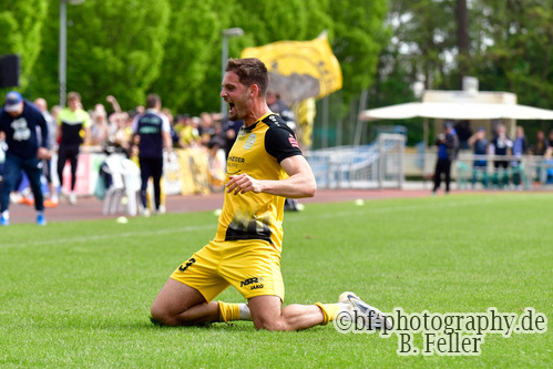 Jubel Plauen, RSV Eintracht 1949 - VFC Plauen, 28. Spieltag, Oberliga S&uuml;d, Saison 25/26, Fussball, 09.05.2026, Stahnsdorf, Foto: Benjamin Feller