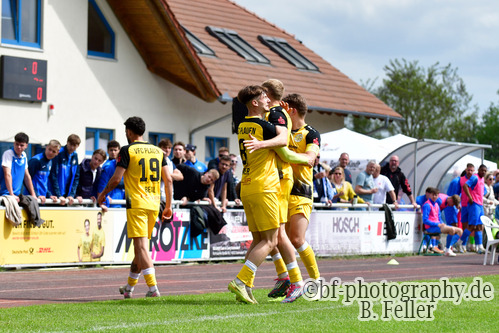 Jubel Plauen, RSV Eintracht 1949 - VFC Plauen, 28. Spieltag, Oberliga S&uuml;d, Saison 25/26, Fussball, 09.05.2026, Stahnsdorf, Foto: Benjamin Feller
