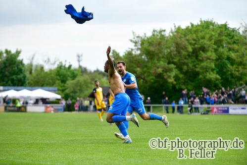 Jubel RSV, RSV Eintracht 1949 - VFC Plauen, 28. Spieltag, Oberliga S&uuml;d, Saison 25/26, Fussball, 09.05.2026, Stahnsdorf, Foto: Benjamin Feller