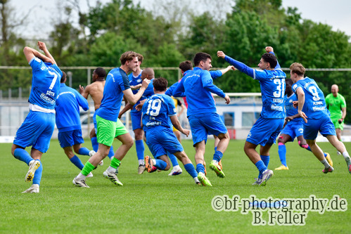 Jubel RSV, RSV Eintracht 1949 - VFC Plauen, 28. Spieltag, Oberliga S&uuml;d, Saison 25/26, Fussball, 09.05.2026, Stahnsdorf, Foto: Benjamin Feller