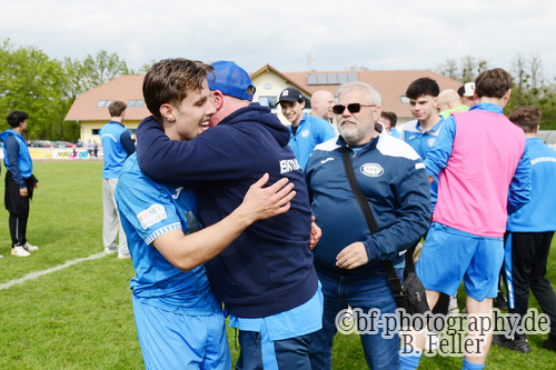 Jubel RSV, RSV Eintracht 1949 - VFC Plauen, 28. Spieltag, Oberliga S&uuml;d, Saison 25/26, Fussball, 09.05.2026, Stahnsdorf, Foto: Benjamin Feller